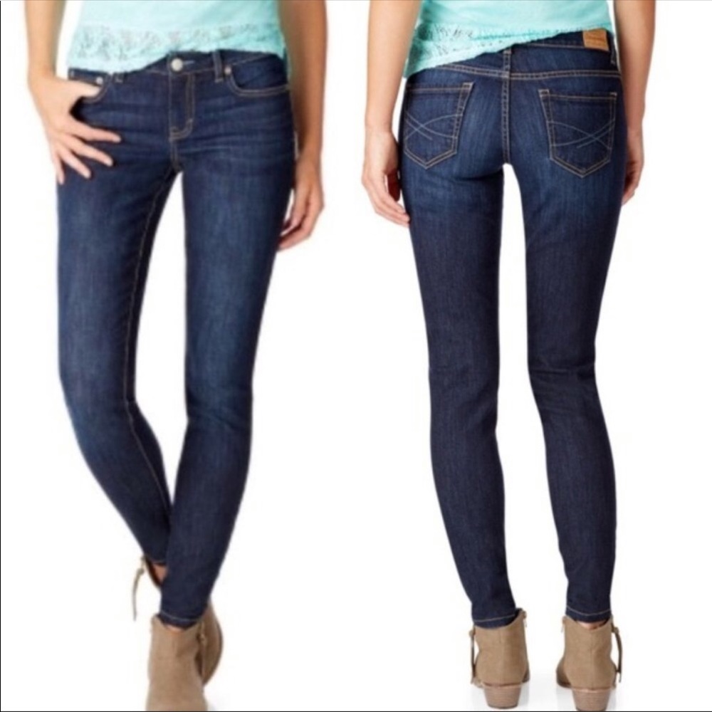 Aeropostale Dark Wash Skinny Jeans Size 0S